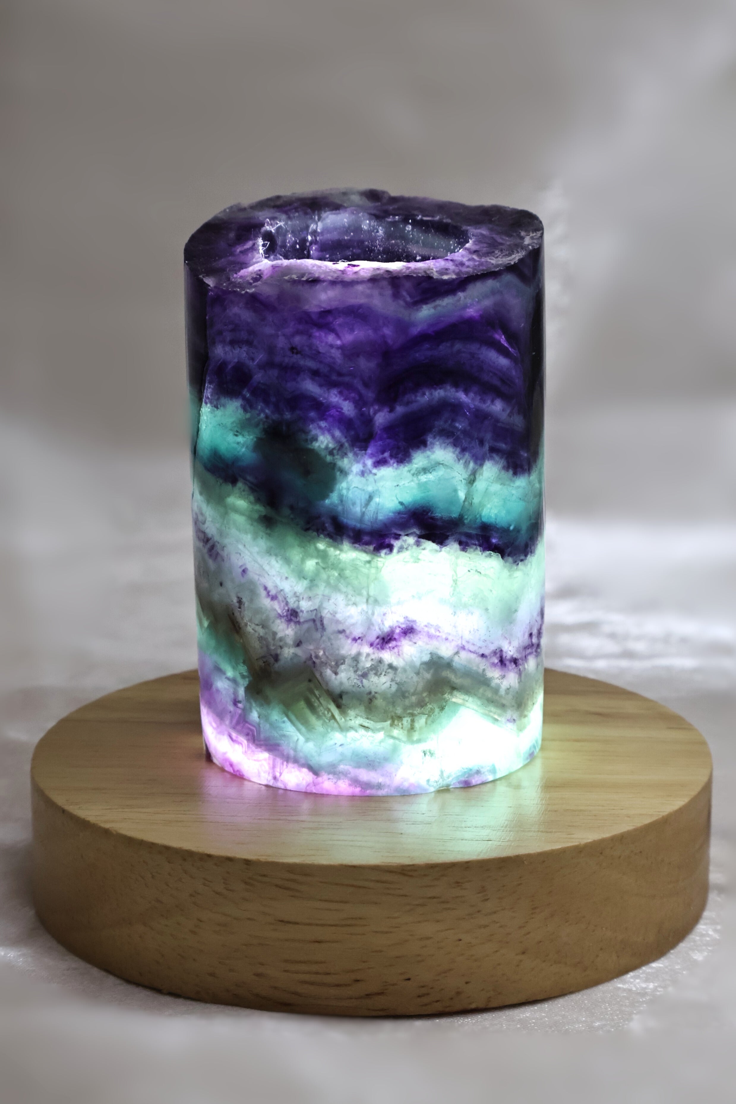 Fluorite Glow Lamp