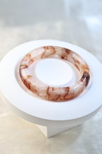 Red Bloom Resin Bracelet